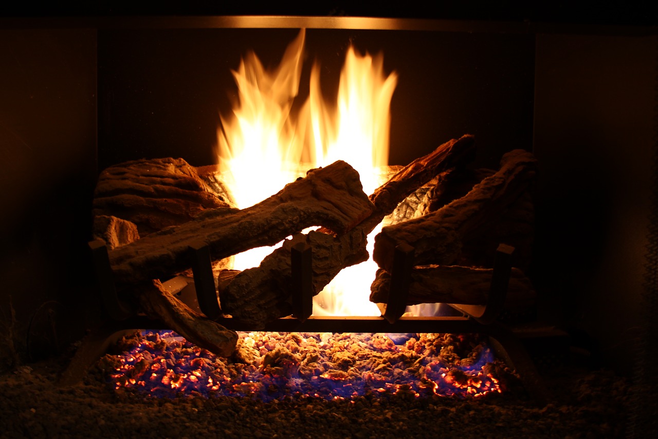 fireplace cozy fire free photo