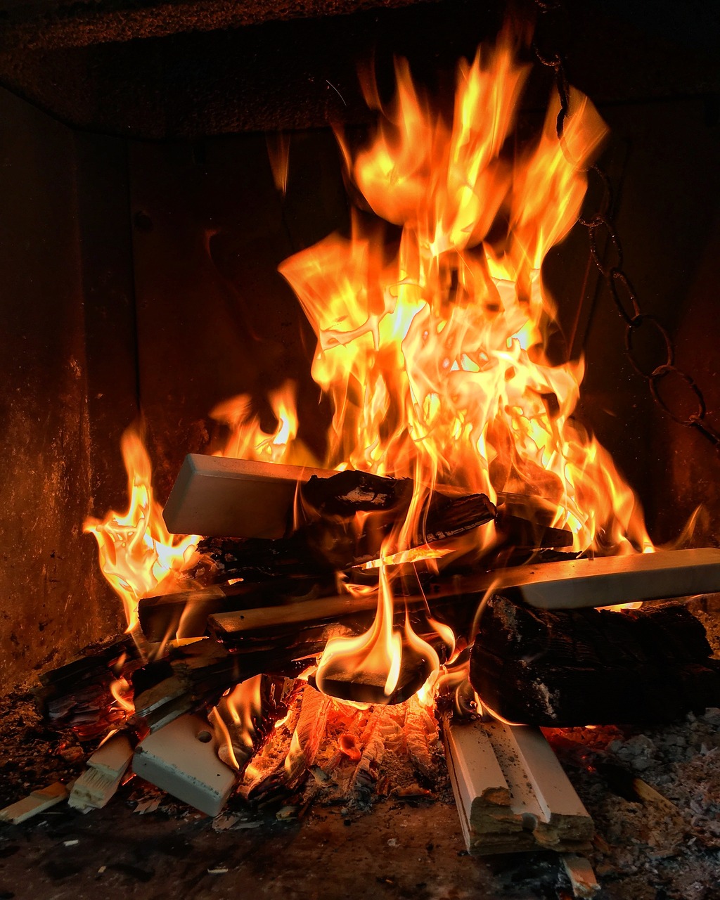 fireplace  fire  flame free photo