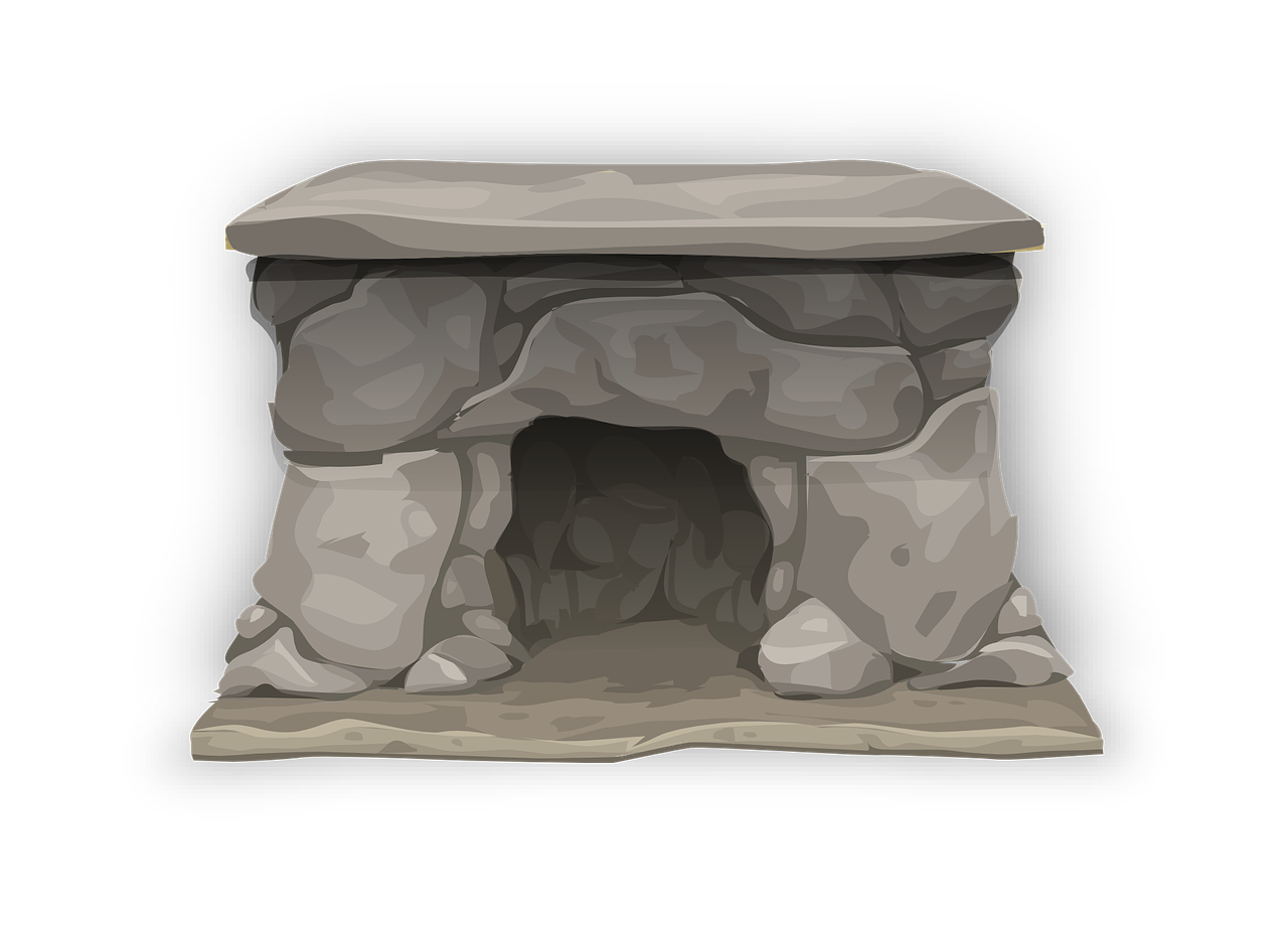 fireplace stone mantel free photo