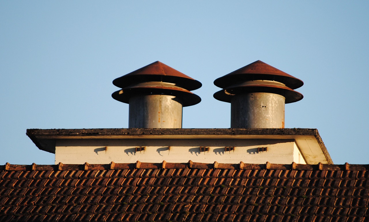 fireplaces roof brick free photo