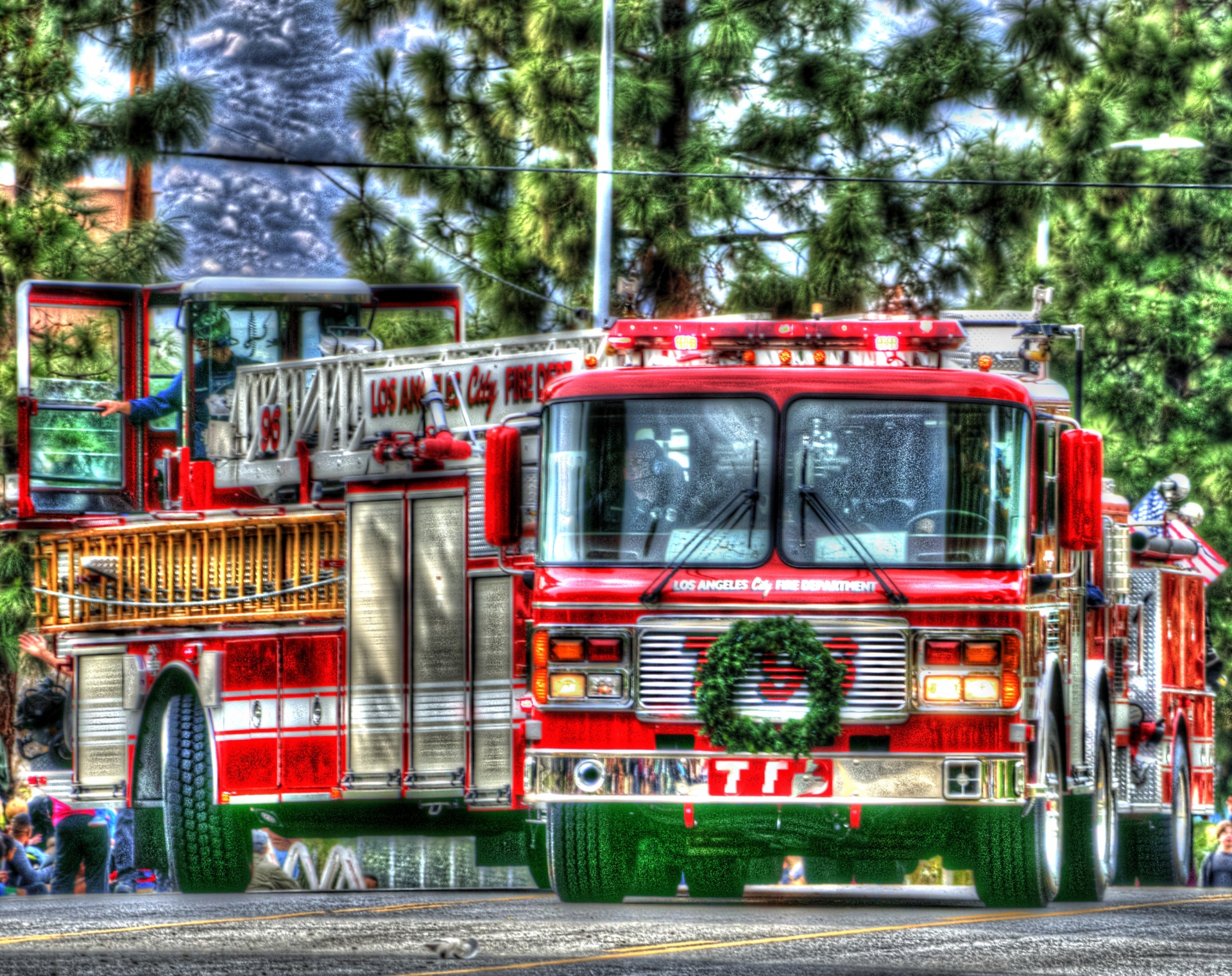 fireman fire man fire truck free photo