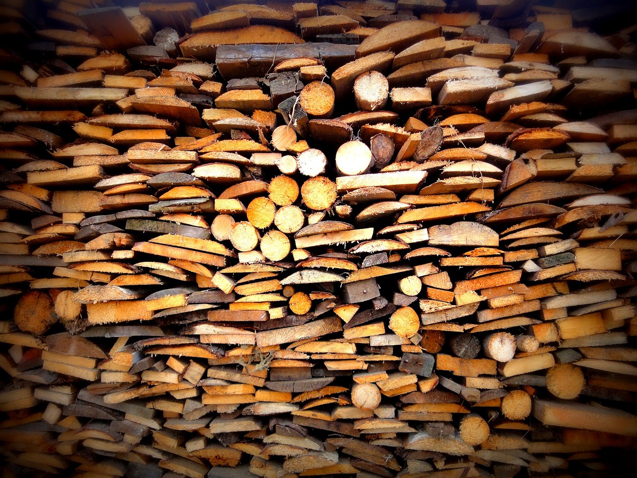 firewood slice of wood interior free photo
