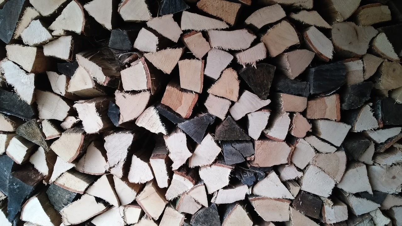 firewood stack wood free photo