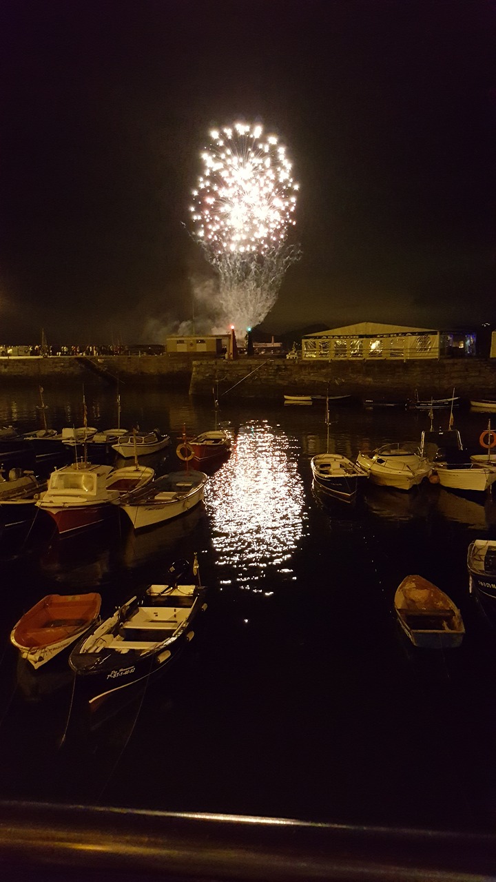 firework fuegos atificiales cantabria free photo