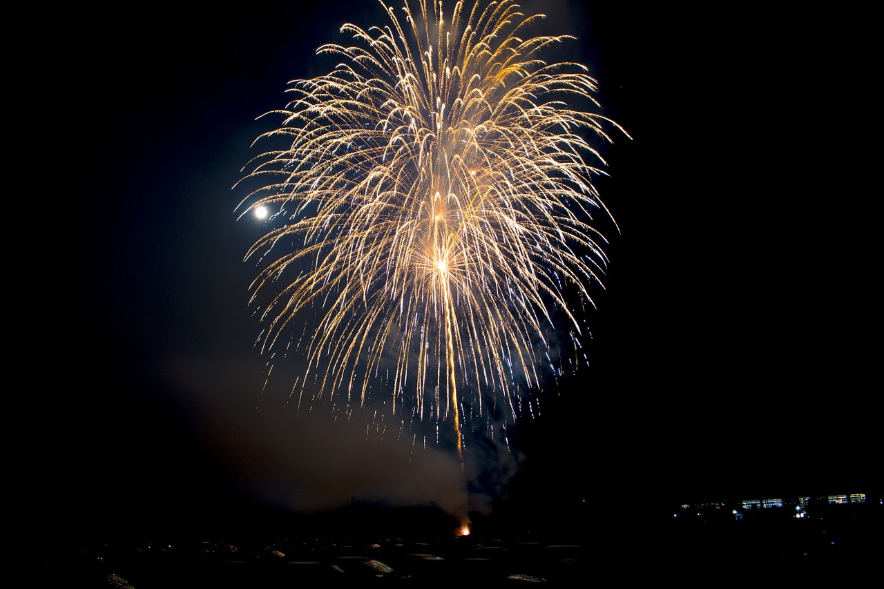 fireworks folk festival pleasure free photo