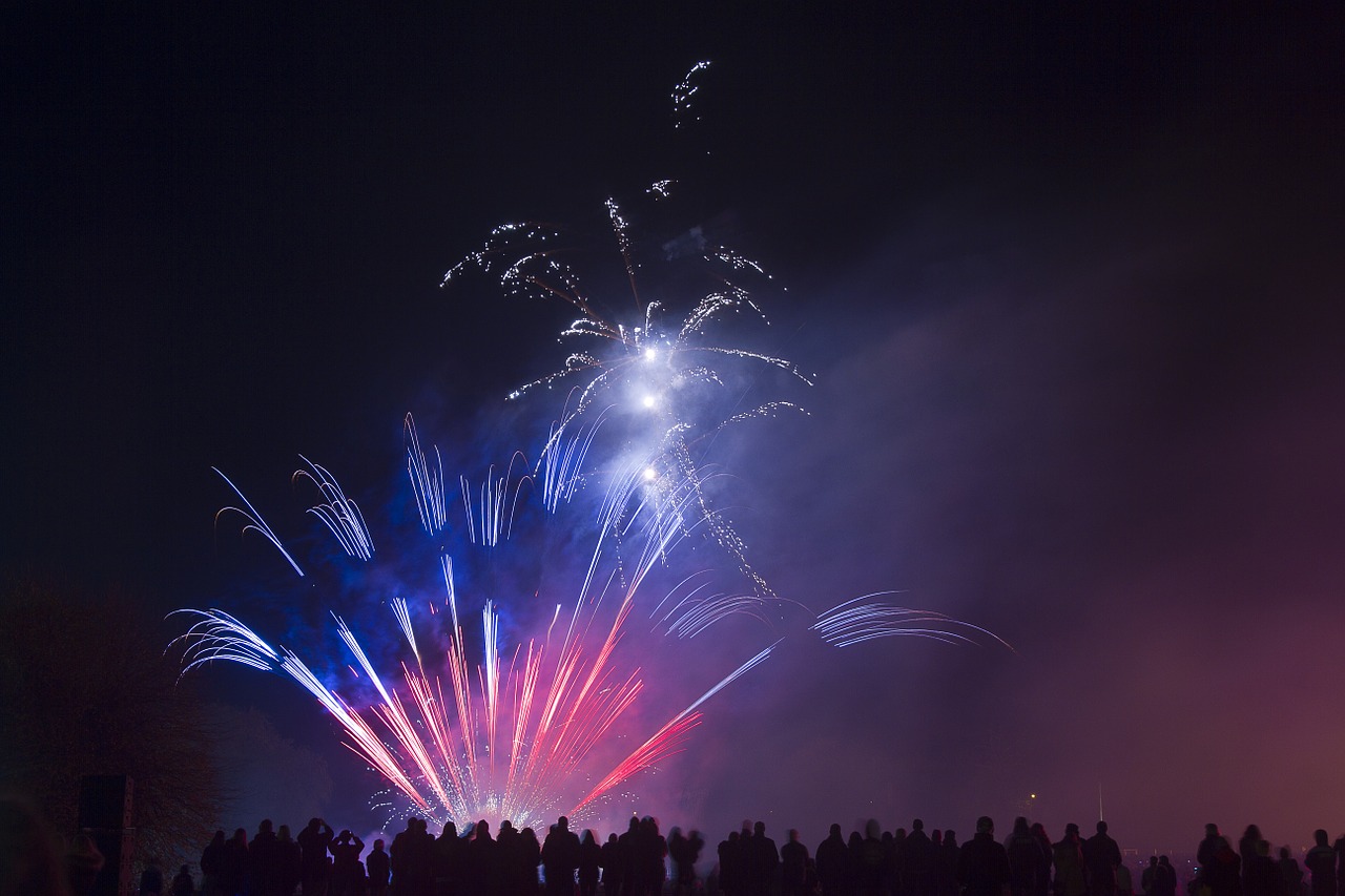 fireworks festivity explosive free photo