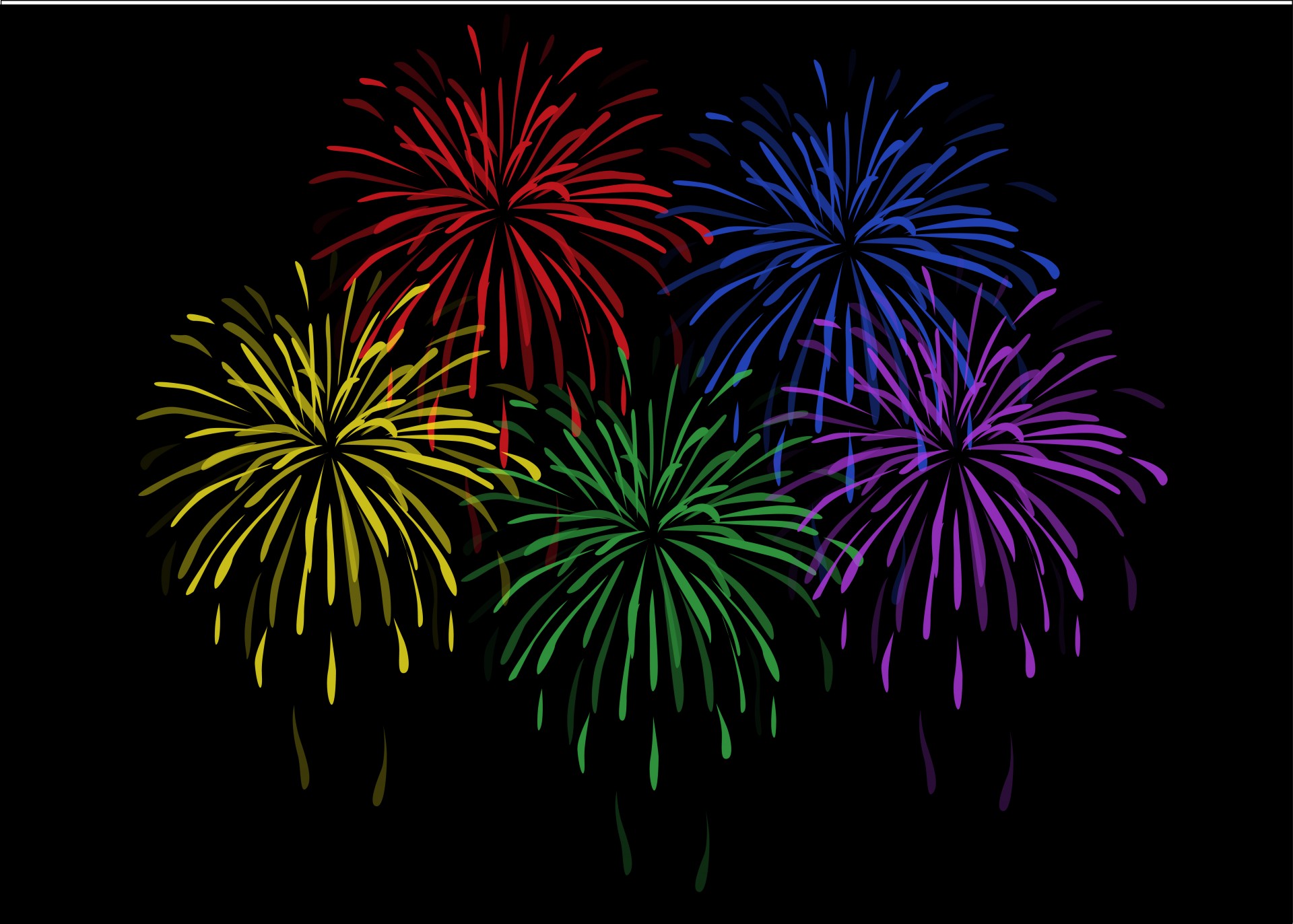 fireworks colorful art free photo