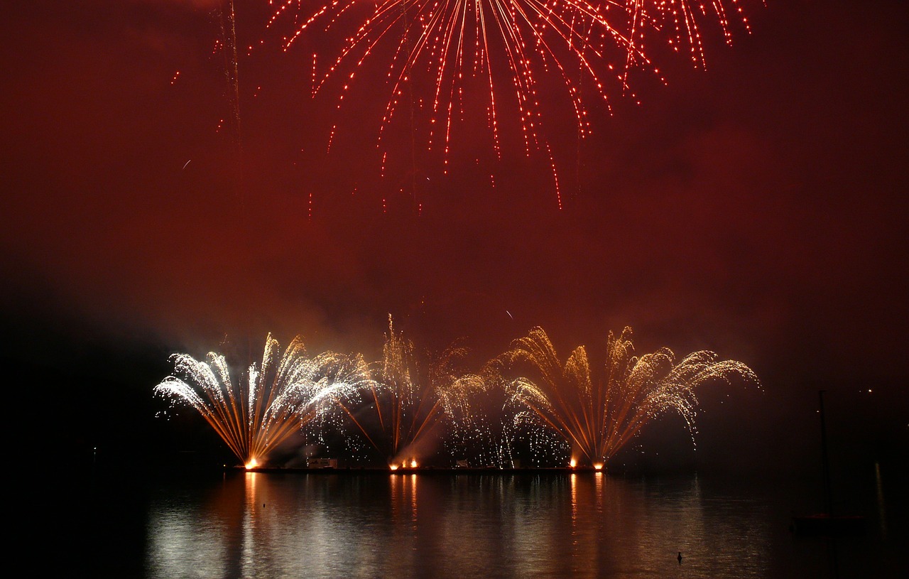 fireworks celebration explosion free photo