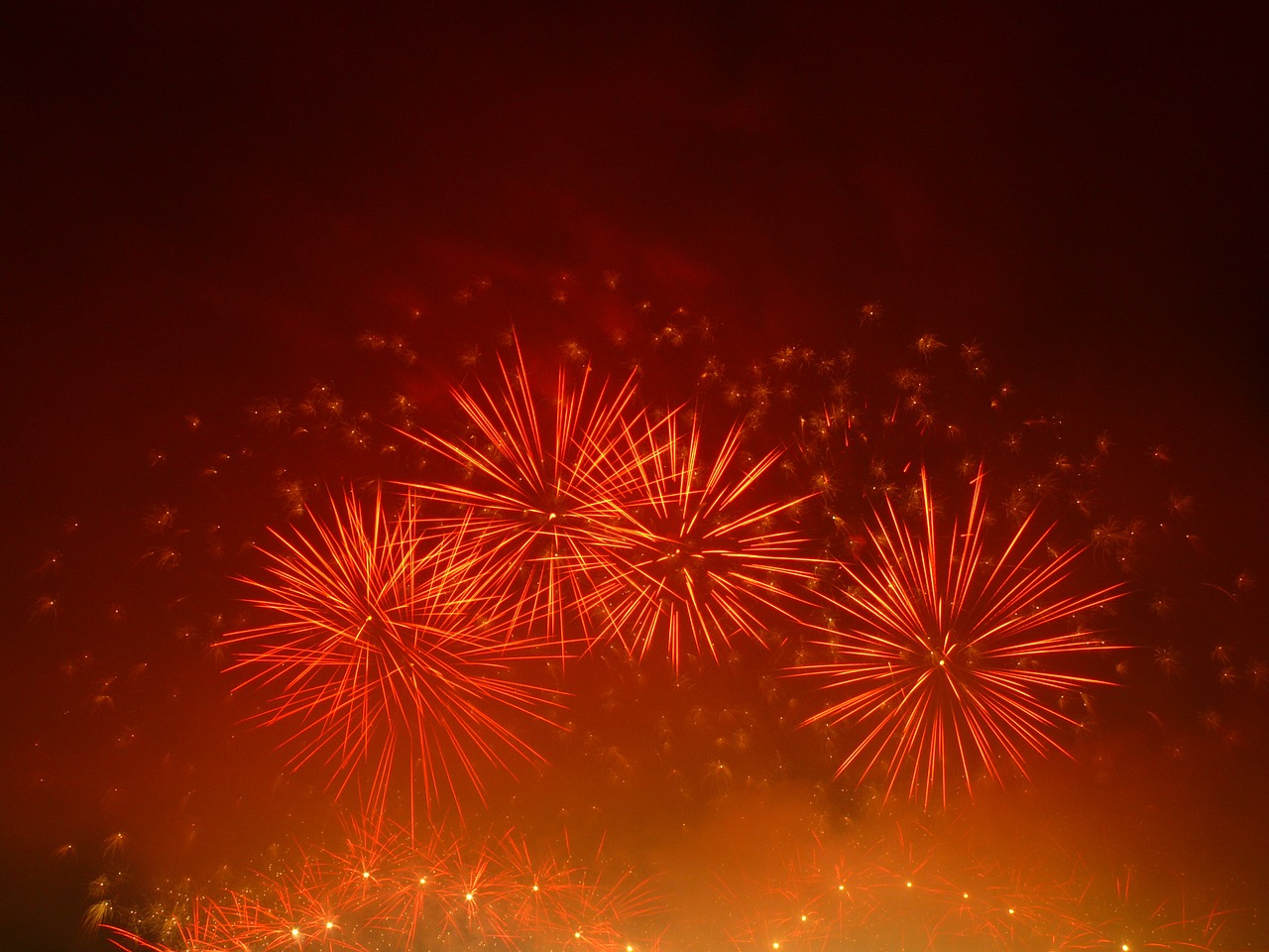 fireworks pyrotechnics celebration free photo