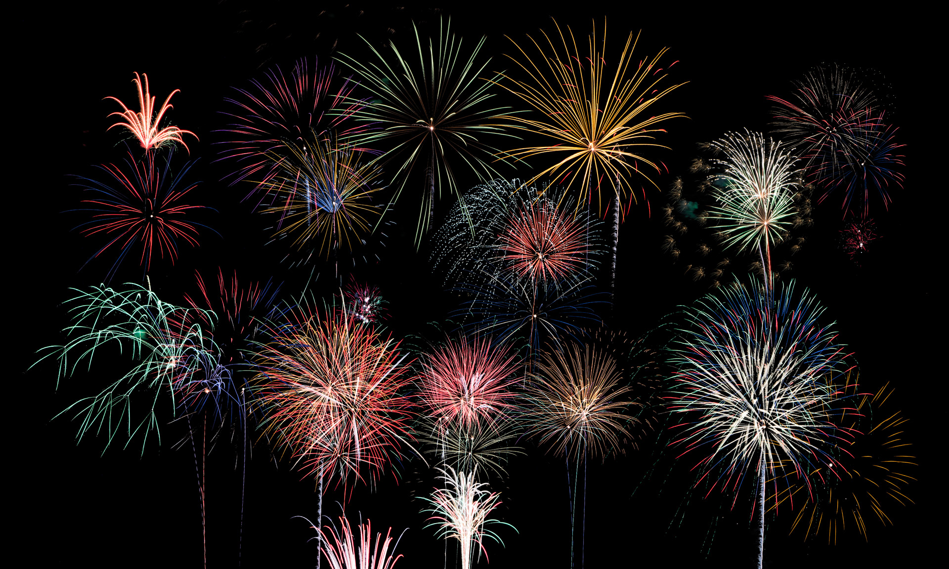 fireworks color july free photo