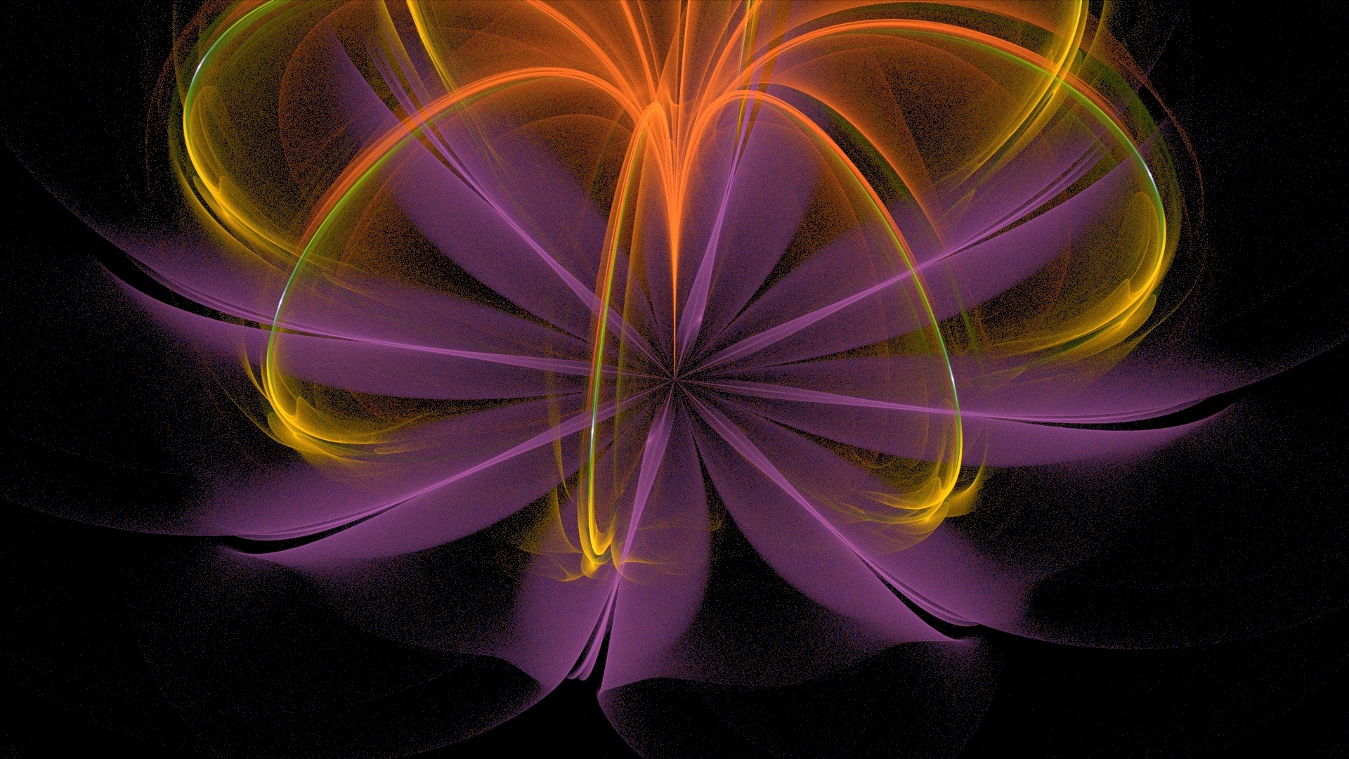 wallpaper fractal fireworkd free photo