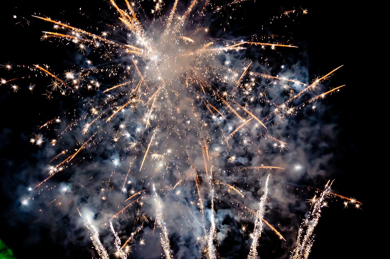 fireworks night sparklers free photo