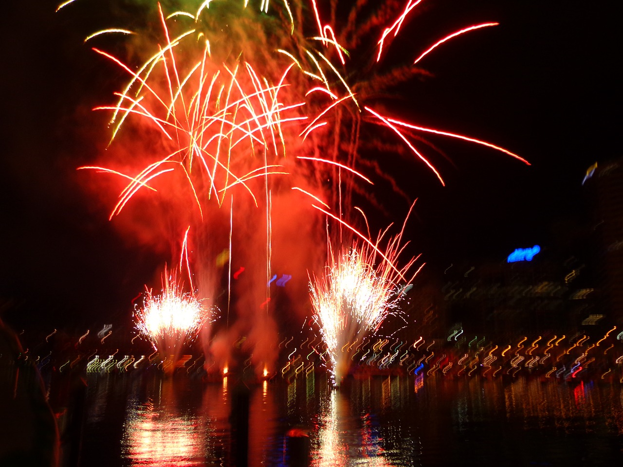 fireworks triumph night free photo
