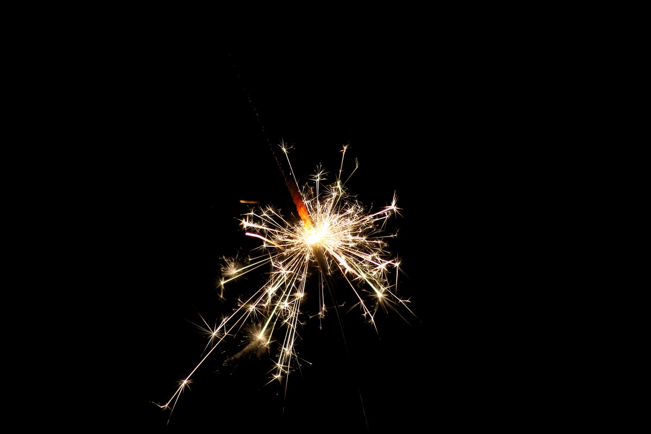 fireworks lights light free photo