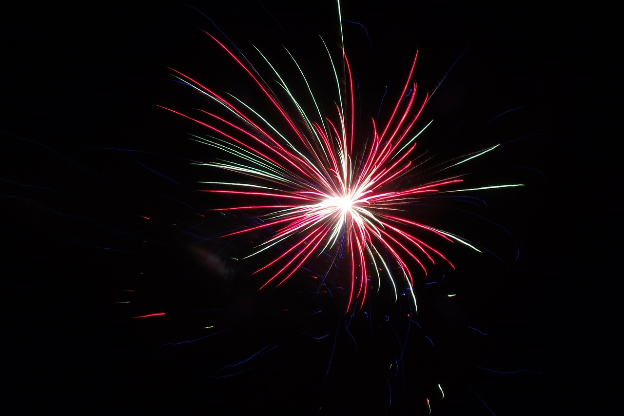 fireworks nights lights free photo