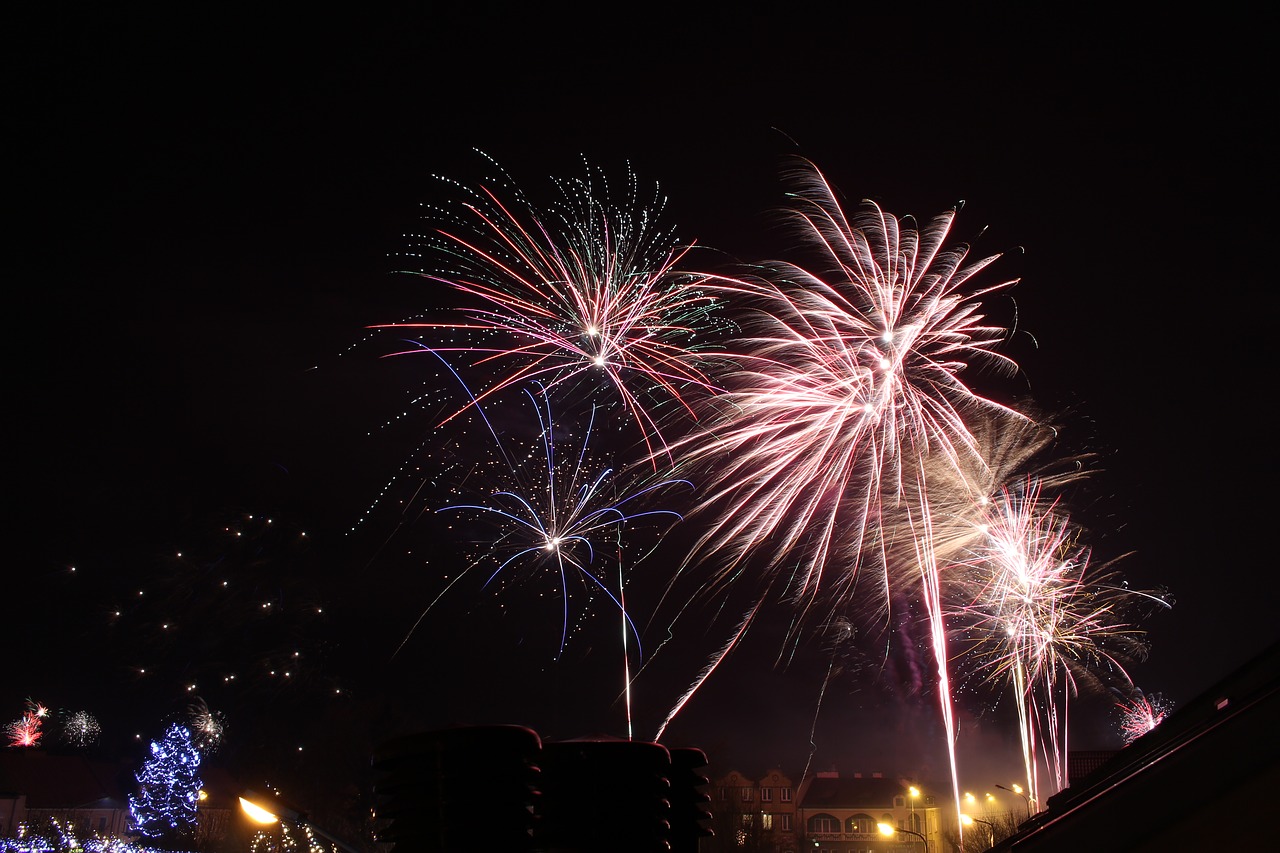 fireworks new year's eve new year's day free photo