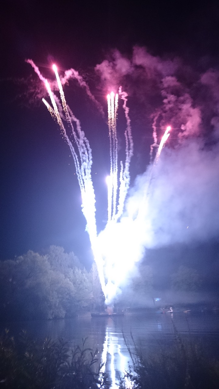 fireworks party kassel free photo
