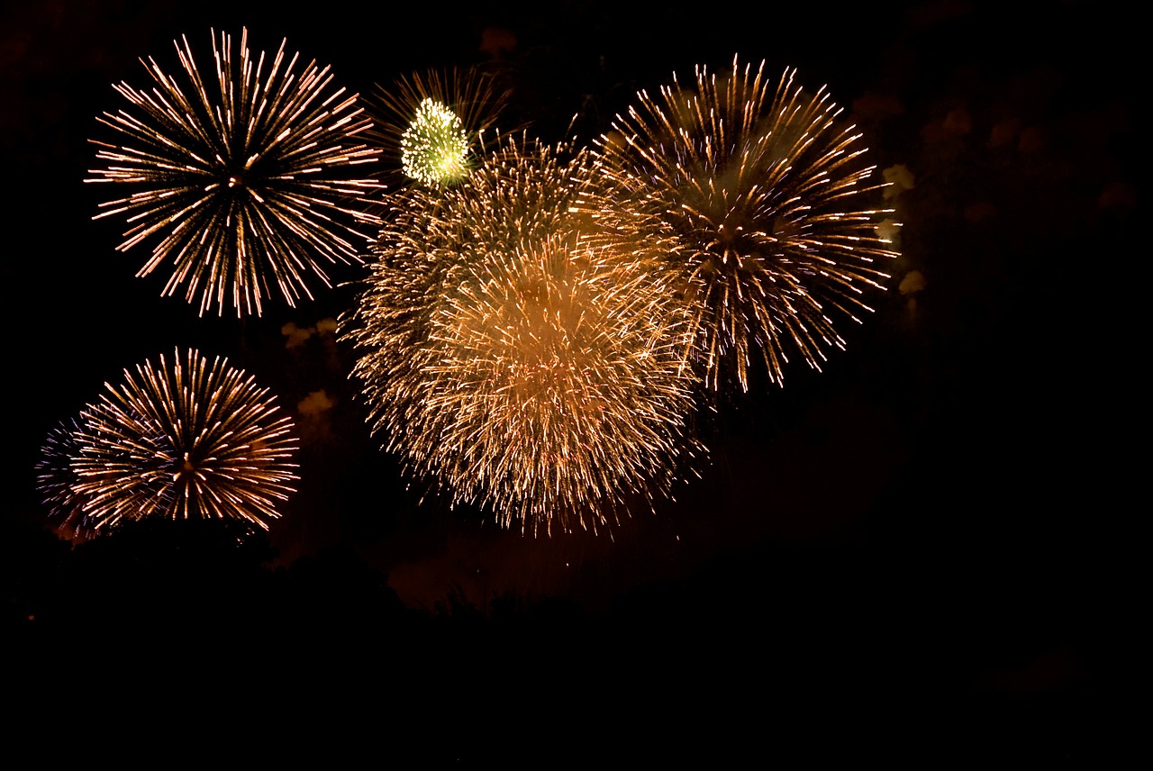 fireworks rockets fire free photo