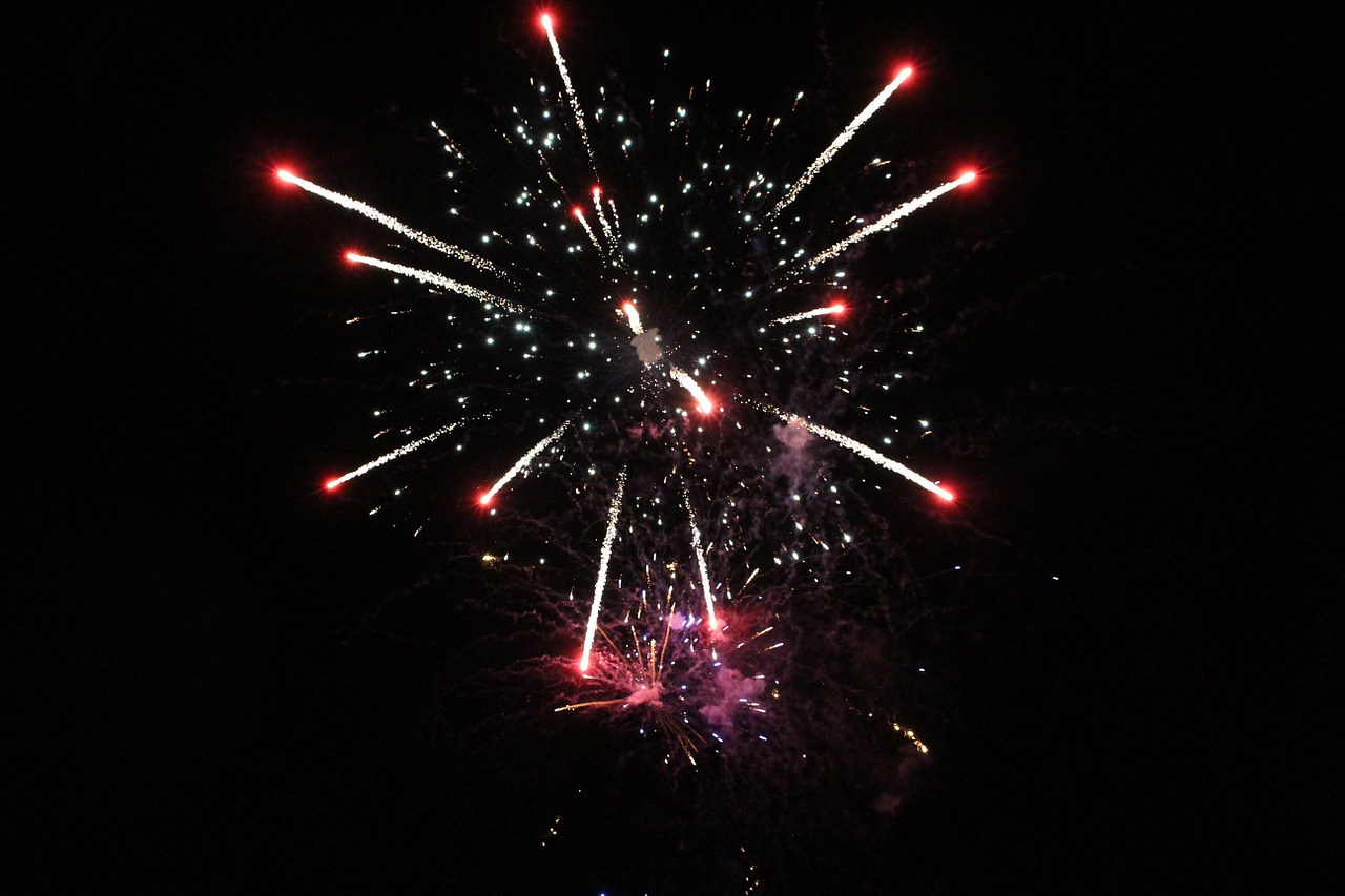 fireworks explosion celebration free photo