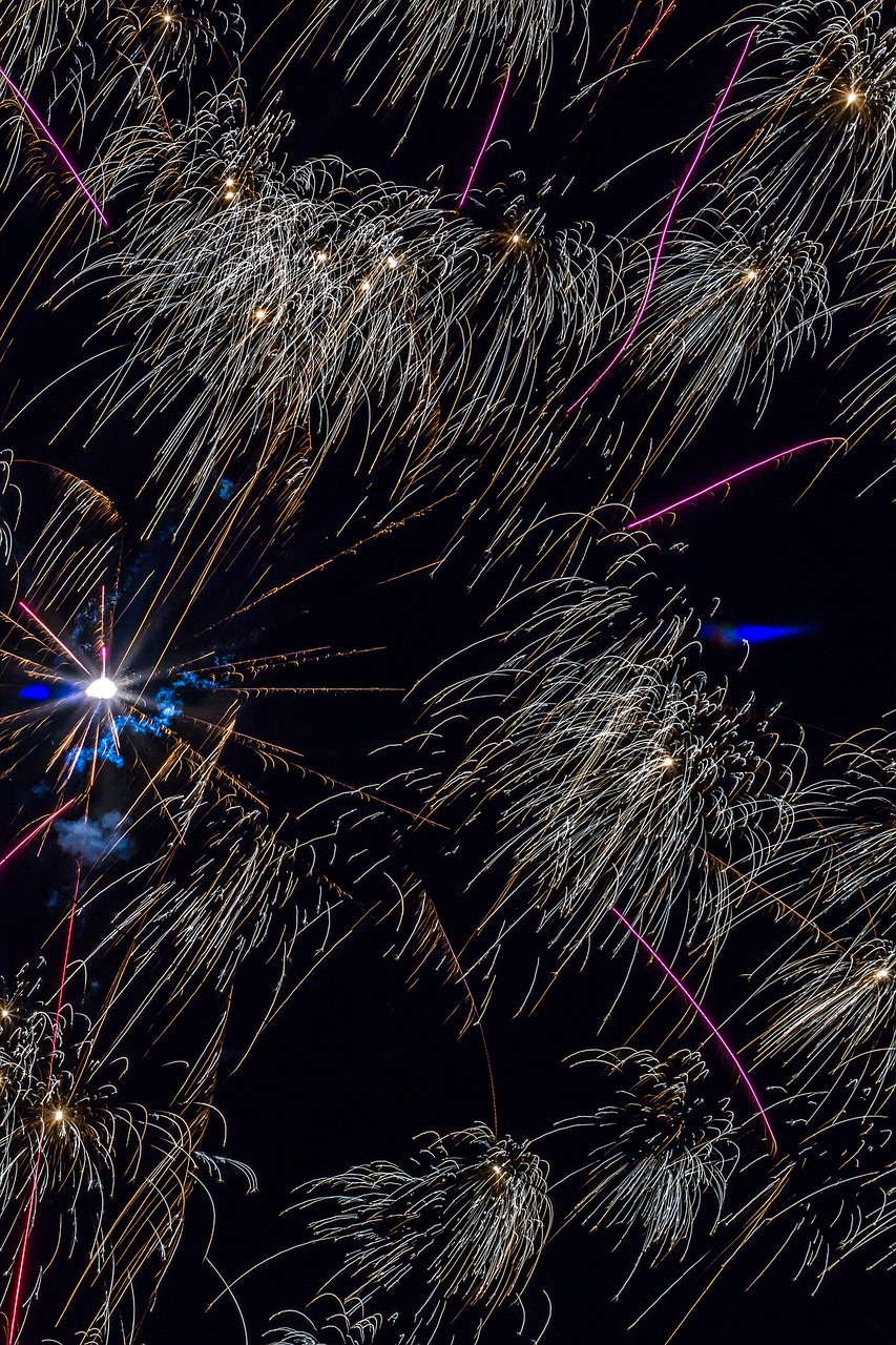 fireworks starburst celebration free photo