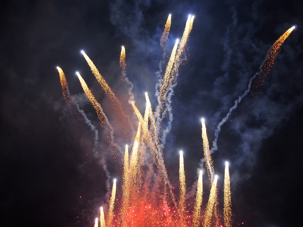 fireworks rocket celebration free photo