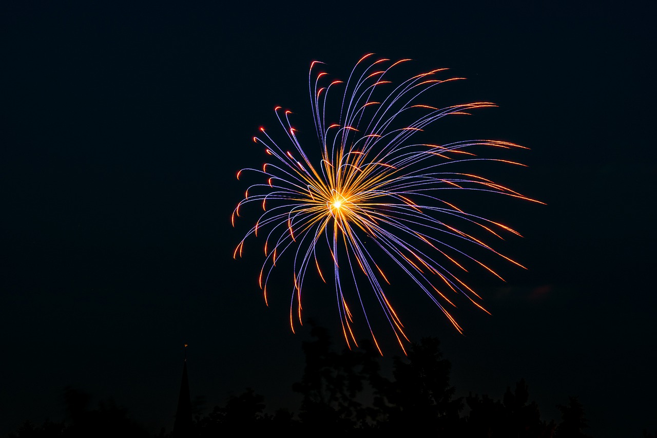 fireworks flare-up celebration free photo