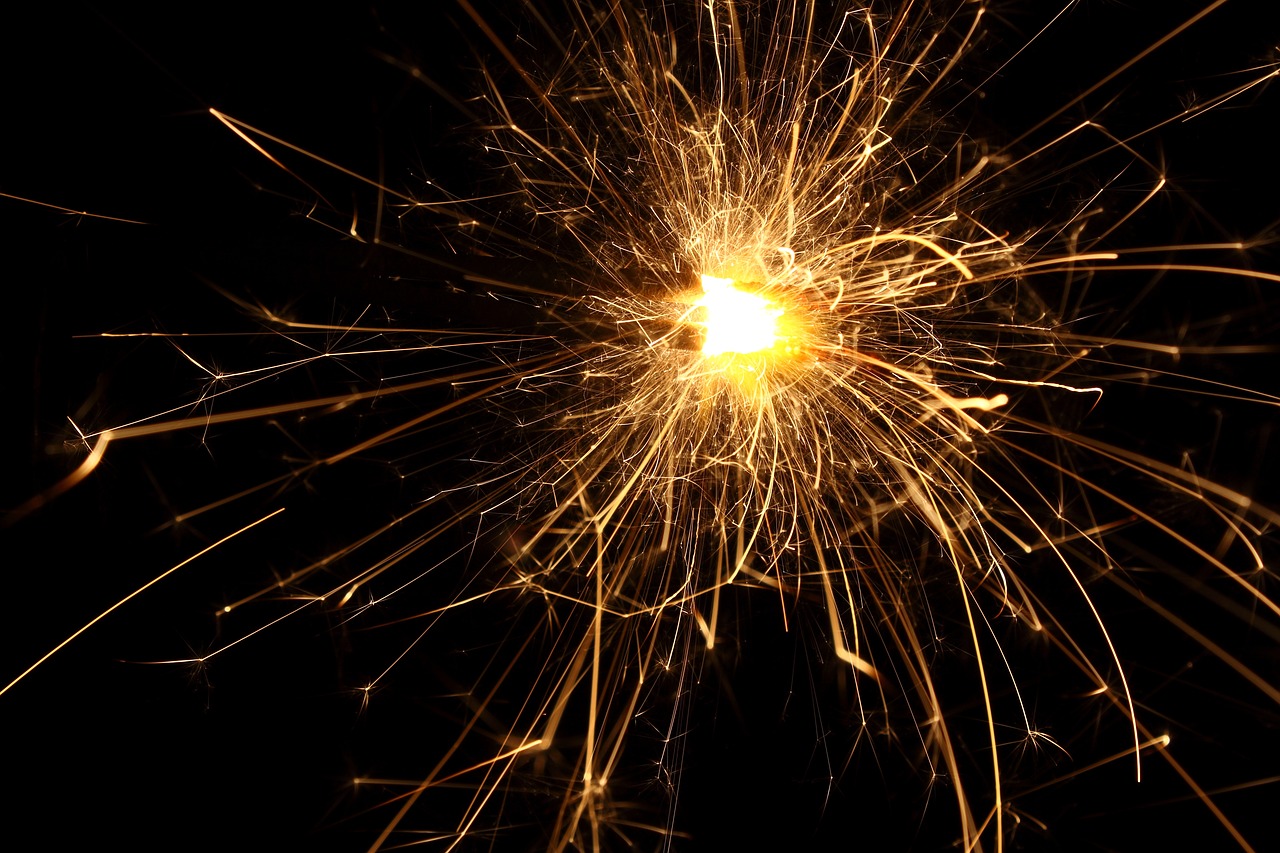 fireworks  flame  sparking free photo