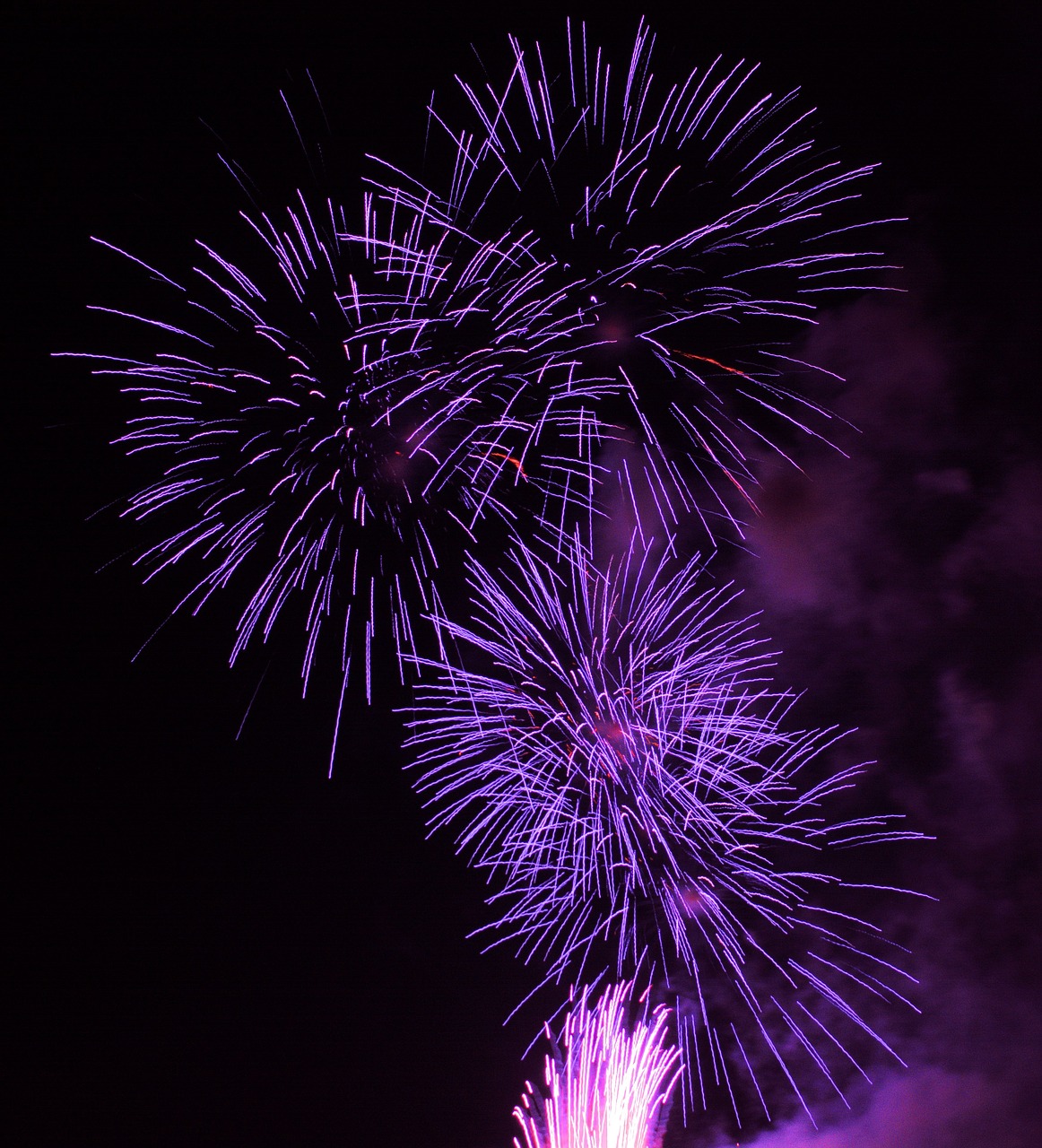 fireworks  sky  the eruption free photo