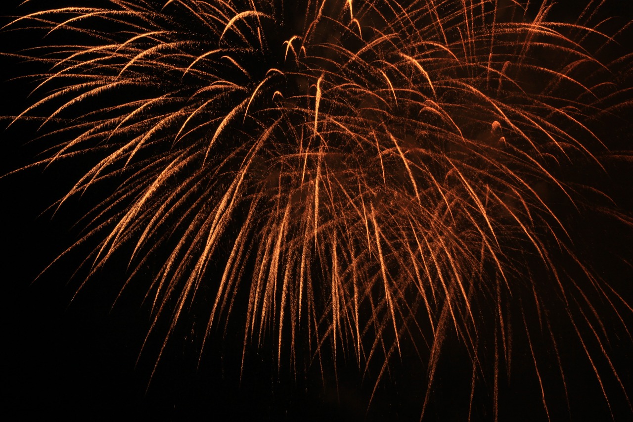 fireworks explosion laburnum free photo