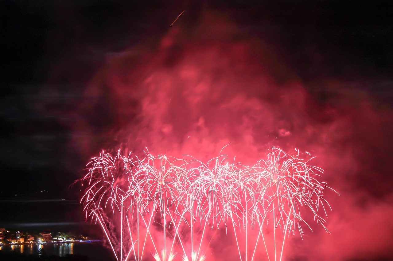 fireworks blast light free photo