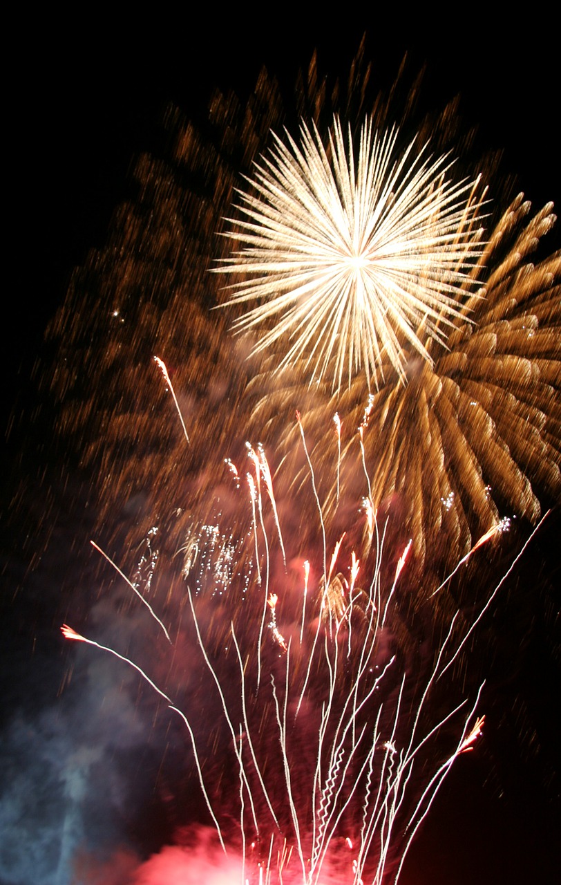 fireworks rocket light free photo