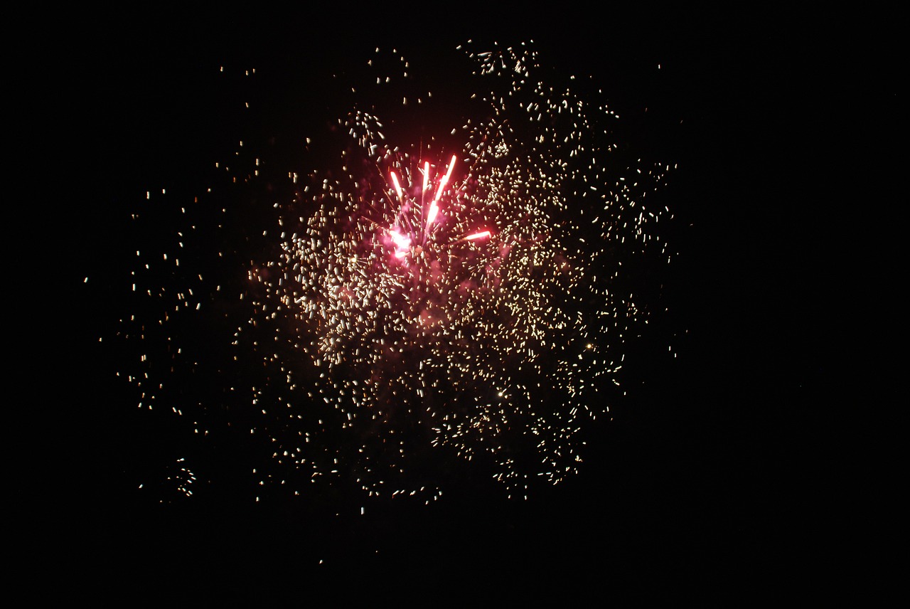 fireworks night shot free photo