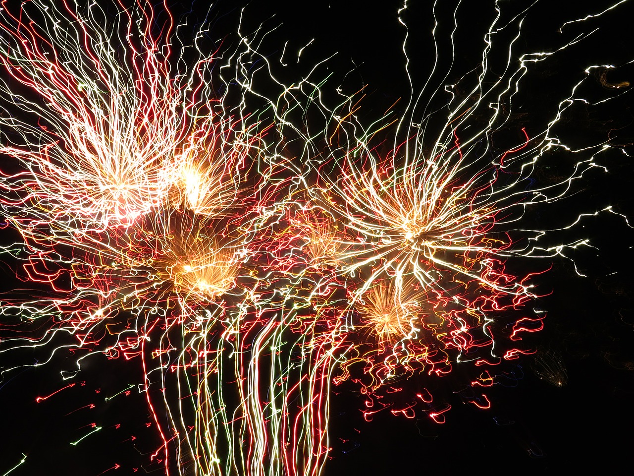 fireworks nice dark free photo