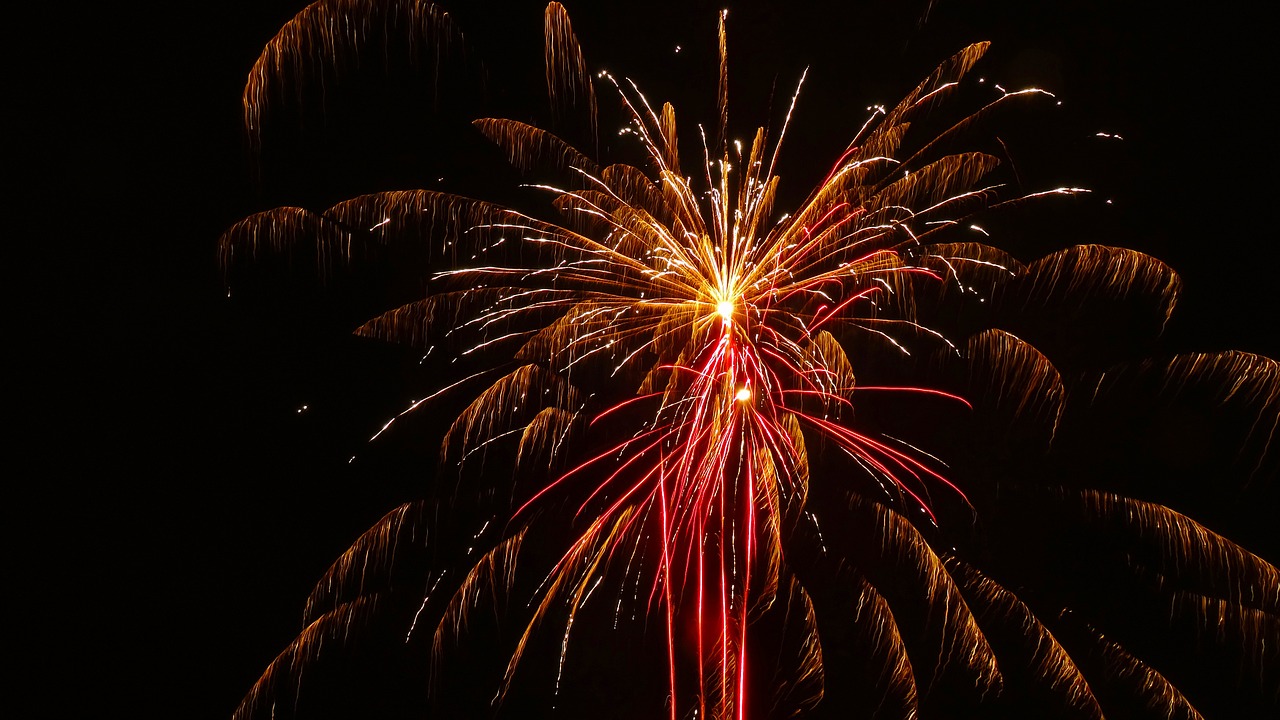 fireworks new year's eve rocket free photo