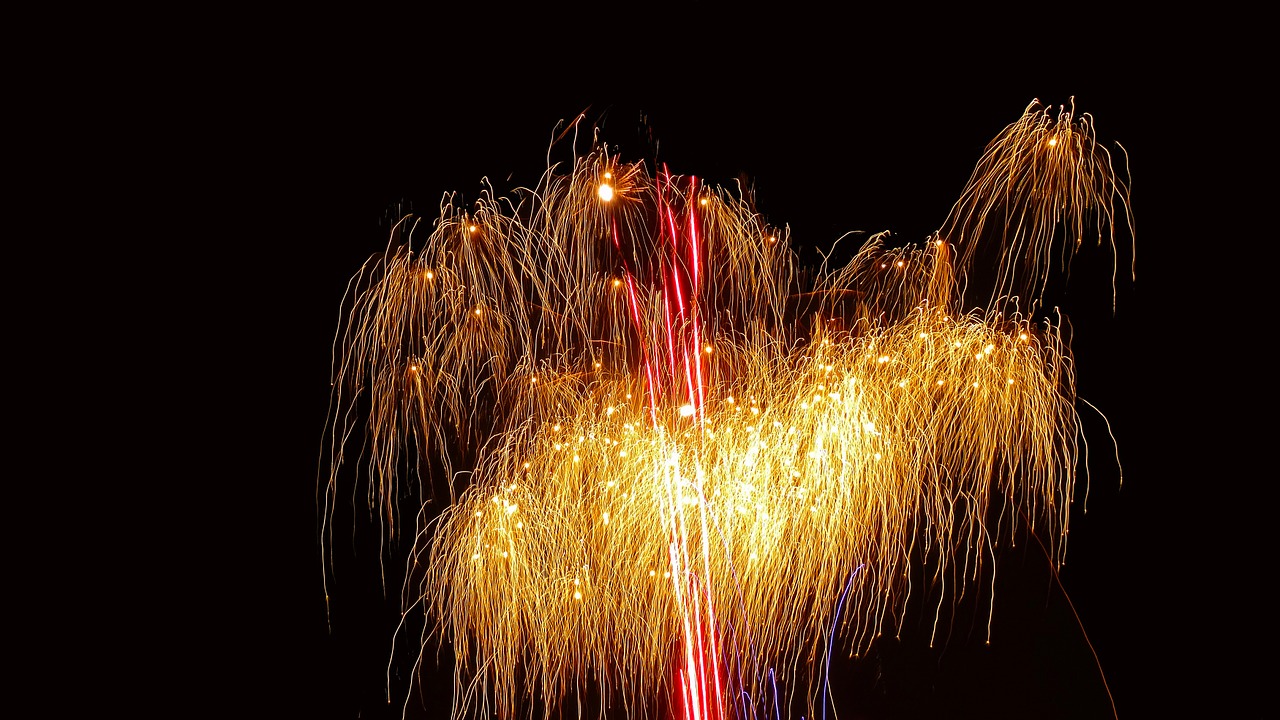fireworks new year's eve rocket free photo
