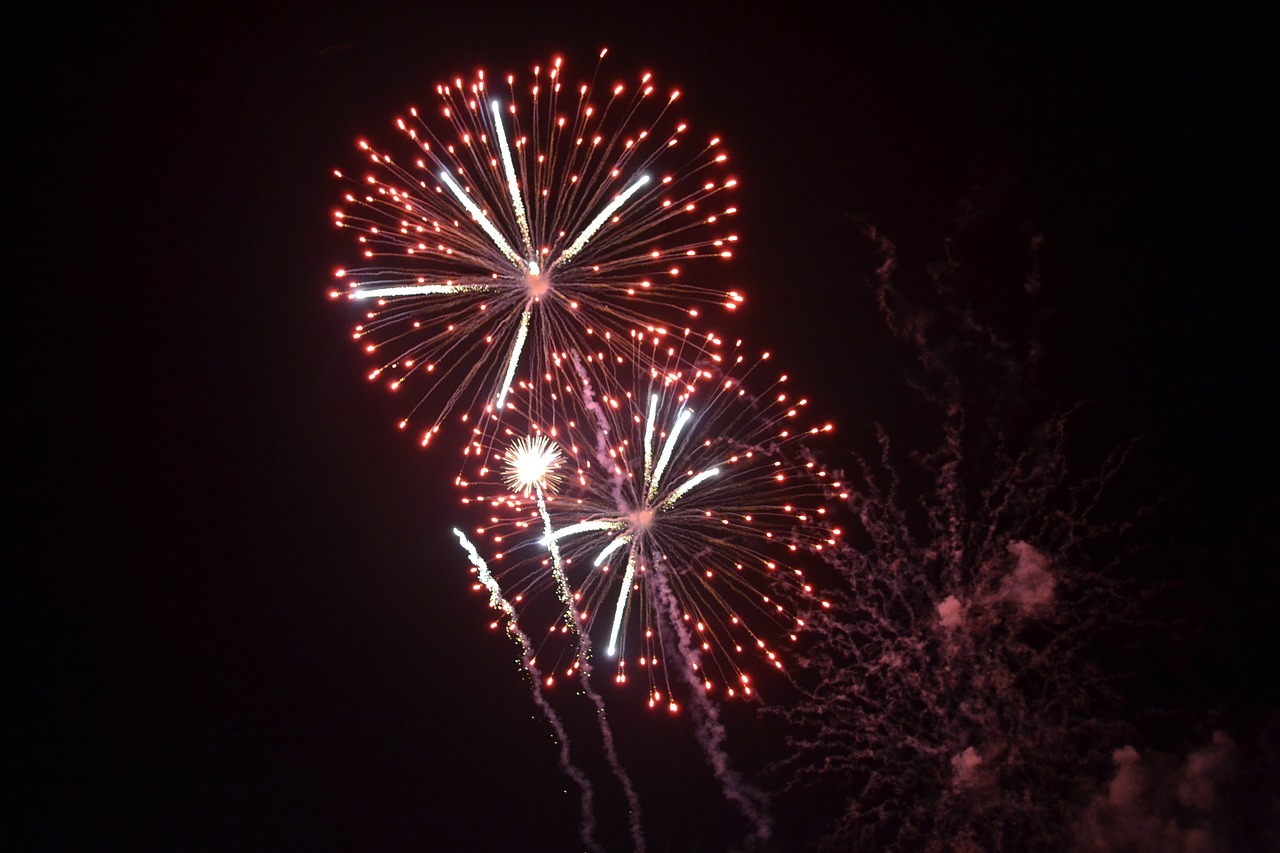 fireworks celebration new year free photo