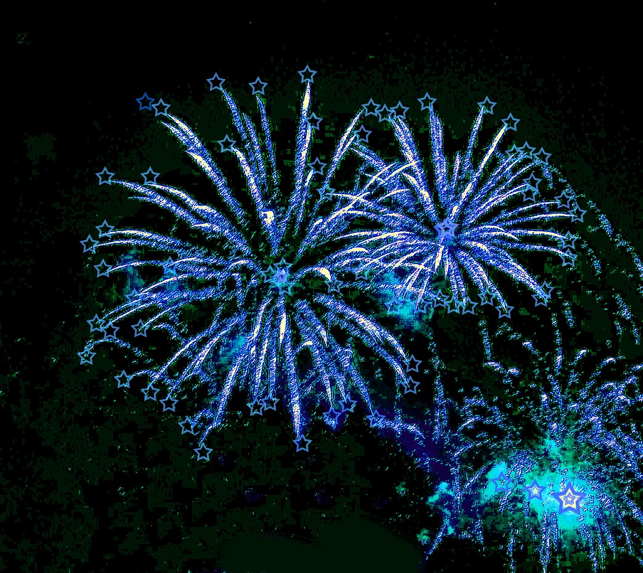 fireworks night sylvester free photo