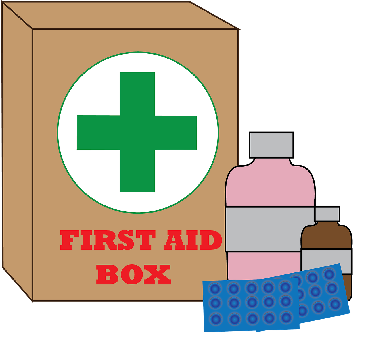 first aid first aid box medical free photo