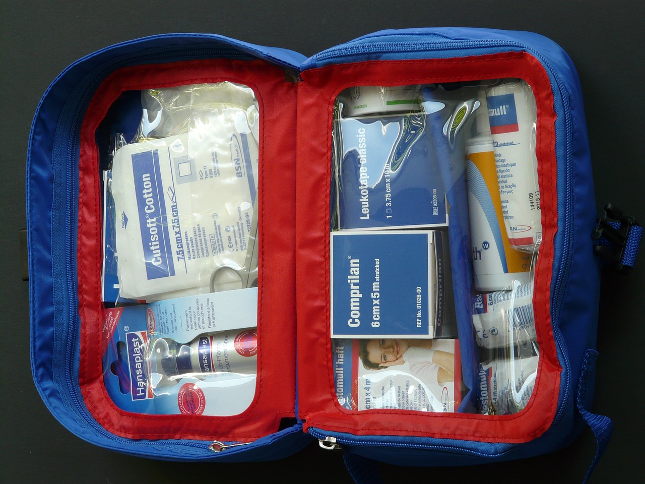 first aid kit kits medical patch free photo