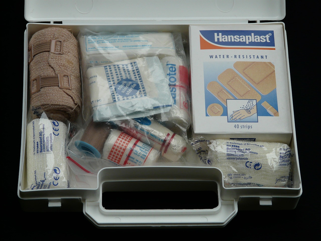 first aid kit help association case free photo