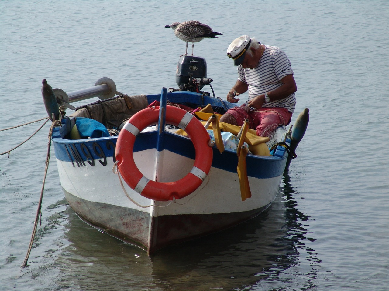 fischer fishing boat boot free photo