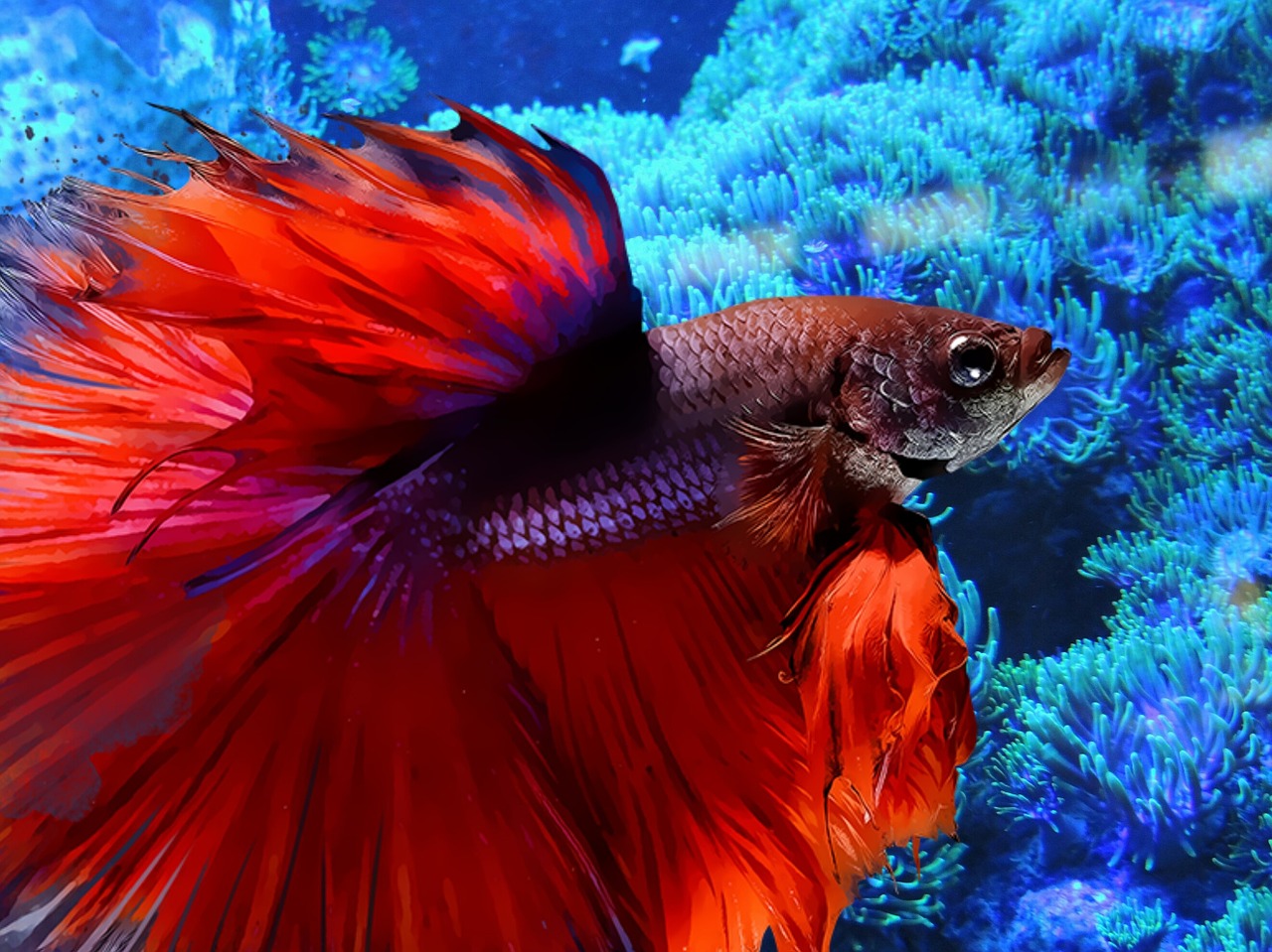 fish underwater aquarium free photo