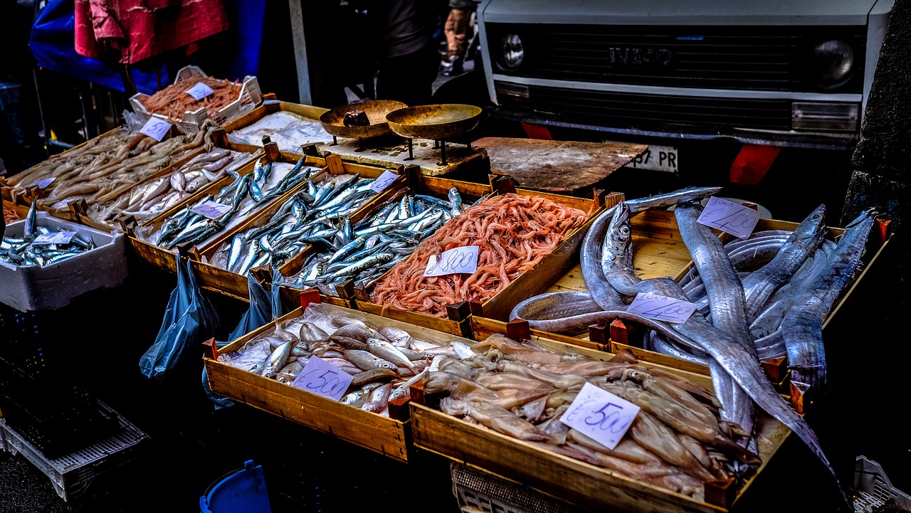 fish food market free photo