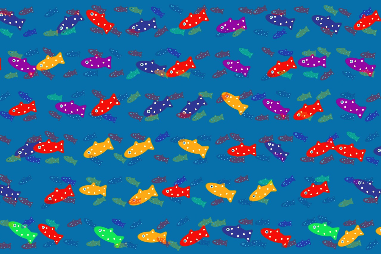 fish background pattern free photo