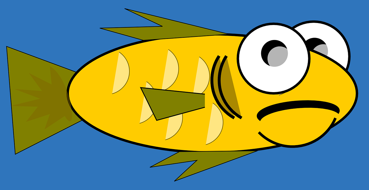 fish goldfish cartoon free photo