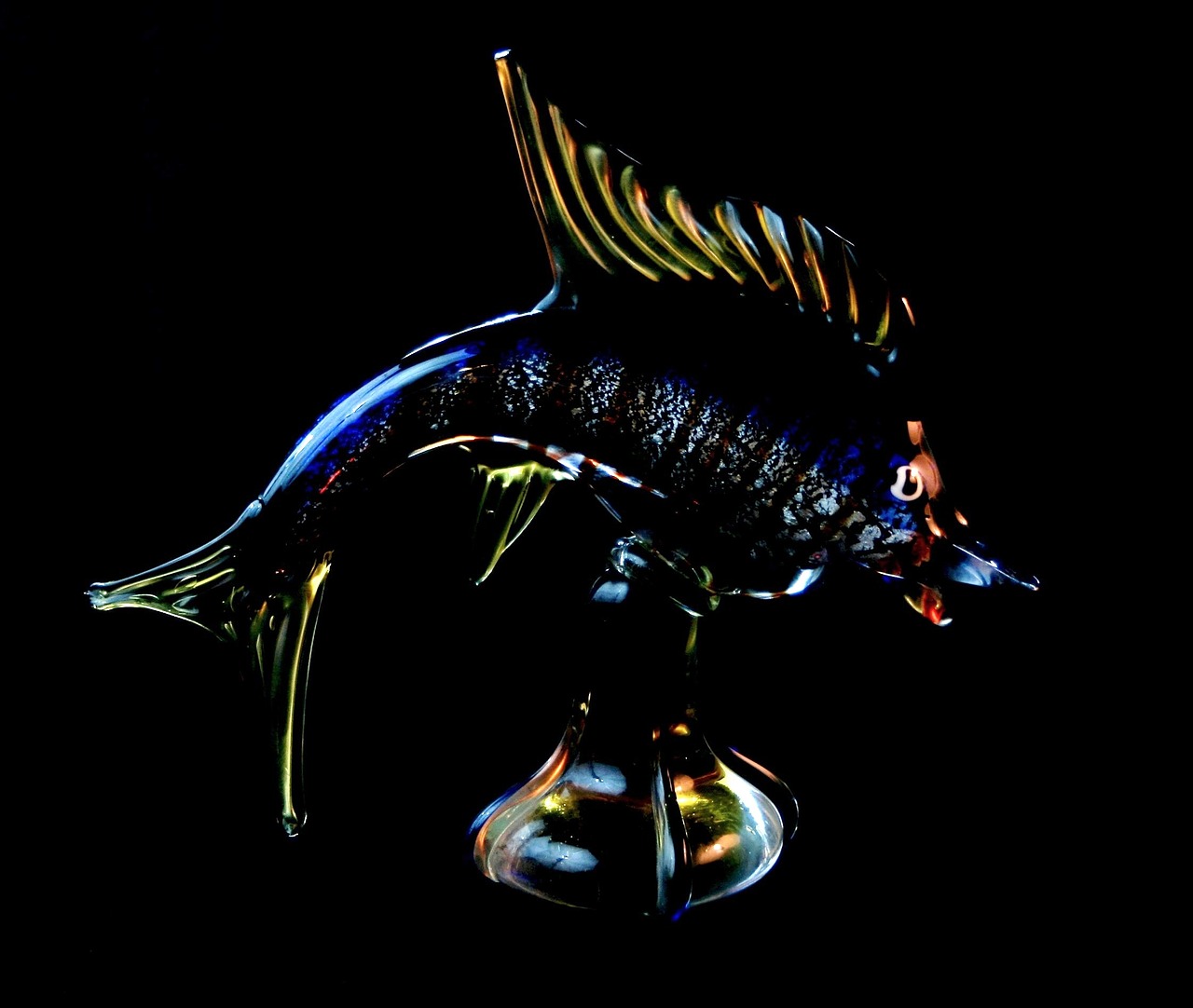 fish venetian glass souvenir free photo