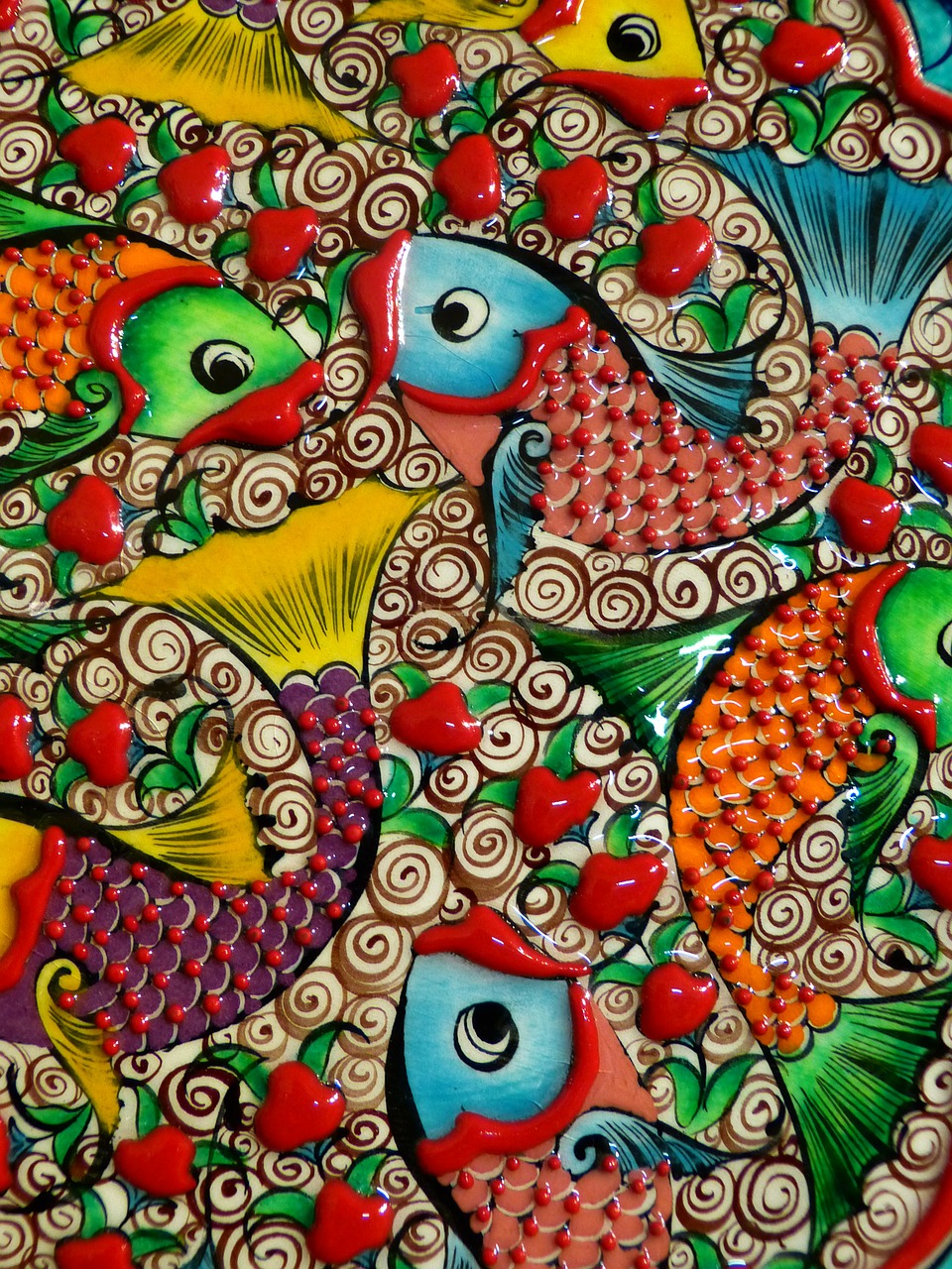 fish colorful ceramic free photo