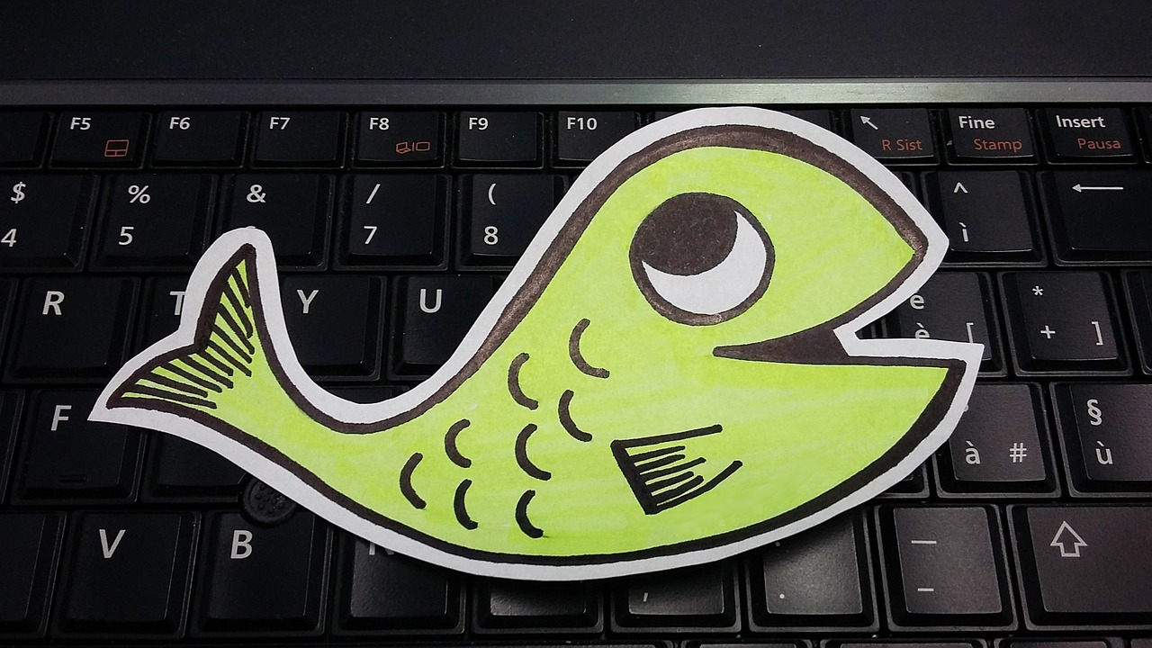 fish drawing keyboard free photo