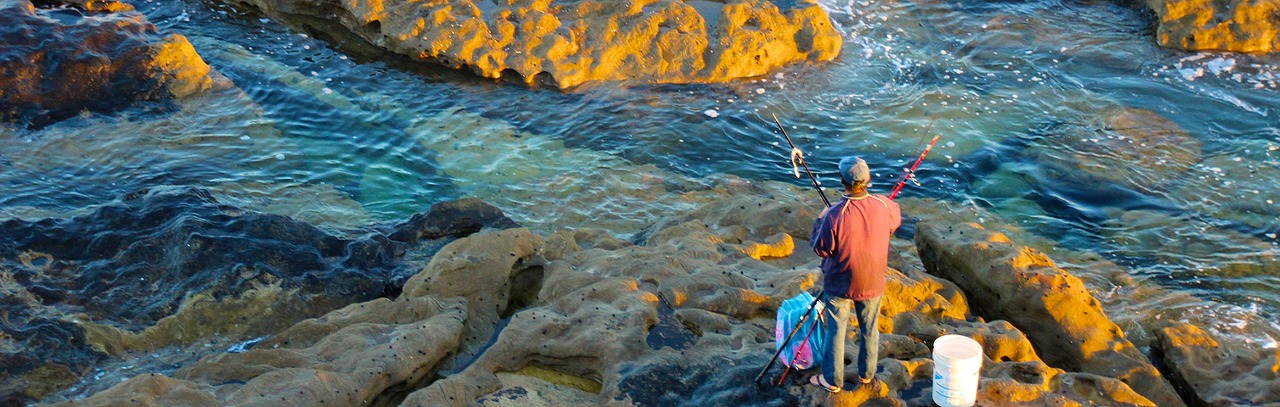 fisherman sunset water free photo