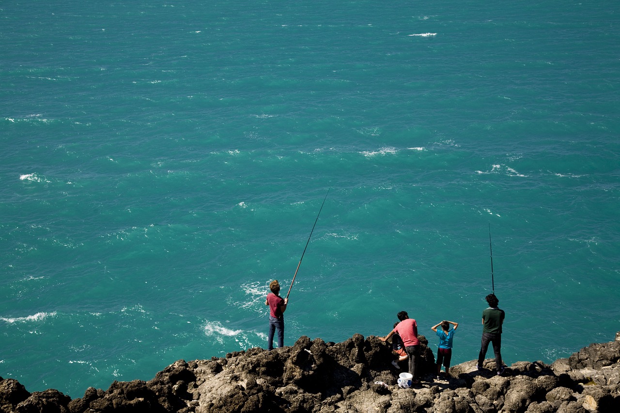 fisherman marine beach free photo